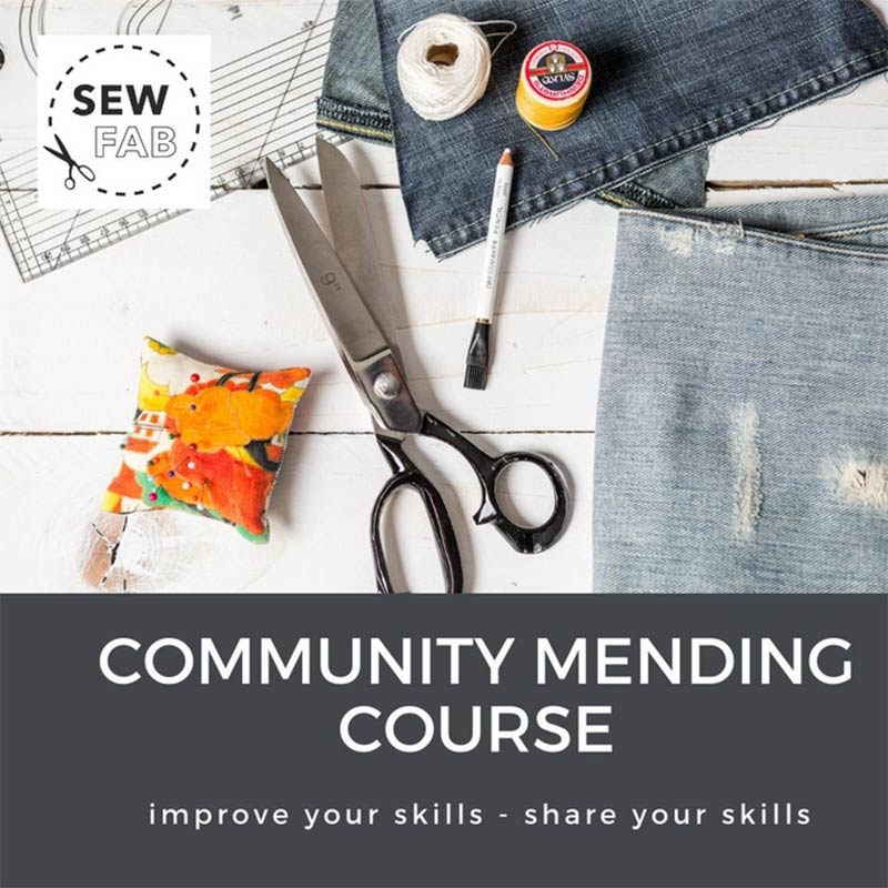 community sewing mending course brighton