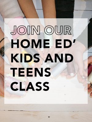 Home Ed sewing classes in Brighton