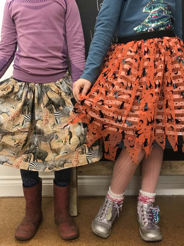 make skirt shirt sewing workshop